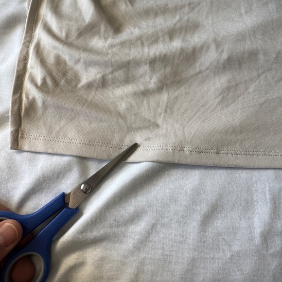 SWS Contour Strapless Tube Dress Beige/Cream Large Ruched Sides‎ Graduation Prom - Picture 15 of 16